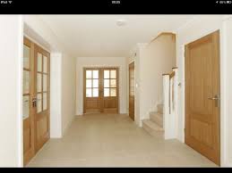 When scheduling, should you paint the walls before or after refinishing the floors? Oak Doors And Light Floors Oak Doors House Flooring Doors Interior