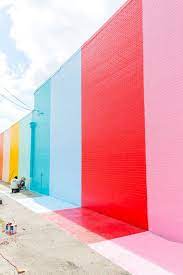 Colour in your life with 8 beautiful shades! The Sugar Cloth Color Wall In Houston Video Wall Colors Mural Street Art