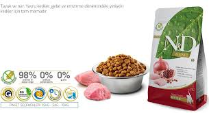 Yavru Kedi Mamalari N D Nd Kitten Tavuklu Ve Narli Tahilsiz Yavru Kedi Mamasi 1 Kg Acik