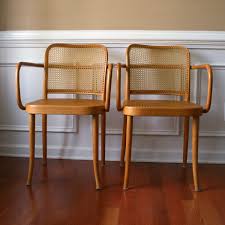 Pair Stendig Chairs Cane Chairs Thonet Bentwood Prague Chair Mad Men Mid Century Modern European Bohemian Home Decor Bentwood Chairs Dining Chairs Thonet Chair