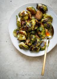 Teriyaki Glazed Roasted Brussels Sprouts Recipe Sprout Recipes Food Recipes Vegetable Dishes