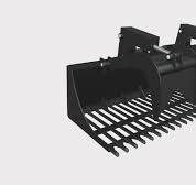 Extreme Duty Round Bar Rake Bucket Grapple - 3D model by ...