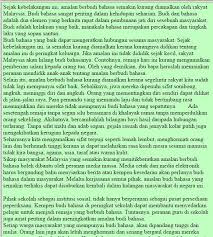 14 contoh karangan narasi tentang pendidikan, liburan, lingkungan, guru, sekolah juga pengalaman pribadi untuk pembahasan kali ini kami akan memberikan ulasan mengenai contoh karangan narasi yang dimana dalam hal ini meliputi contoh tentang pendidikan, liburan, lingkungan. Soalan Sekolah Kamu Telah Mengadakan Kempen Bahasa Malaysia Ceritakan Tentang Aktiviti Yang Telah Dijalankan Di Sekolah Kamu Pdf Free Download