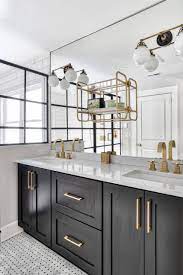 From roomy bathroom cupboards to innovative mirror cabinets with discreet storage, our bathroom cabinets and storage range features all manner of elegant options to enhance your space. 75 Beautiful Modern Bathroom With Black Cabinets Pictures Ideas June 2021 Houzz