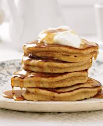 Gingerbread Pancakes Recipe with Whipped Cream