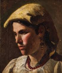 Head of a peasant woman