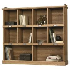 Scribed Oak Wood Finish 53 Inch Wide 3 Shelf Bookcase Bookshelf Made In Usa Bookcase Sauder Bookcase Horizontal Bookcase