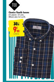 Comment porter une chemise en flanelle ? Offre Chemise Flanelle Homme Tex Chez Carrefour