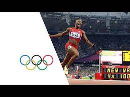 Usain bolt sees jamaica home in a world record time of 36.85 seconds. Usa Break Women S 4 X 100m Relay World Record London 2012 Olympics Youtube
