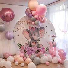 What better way to welcome your guests to your elephant themed baby shower than with an adorable elephant themed banner? Elephant Baby Shower Theme And Decorating Ideas