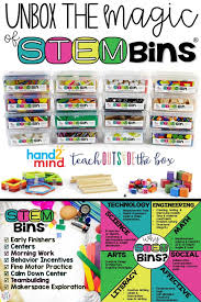 Unbox The Magic Of Stem Bins Elementary Stem Activities Stem Bins Stem Elementary