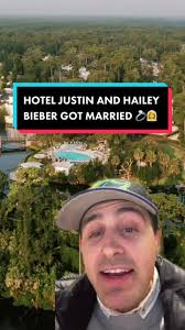 The hotel Justin and Hailey Bieber got married #justinbieber #haileybieber  #hotel #montagepalmettobluff #greenscreen