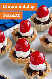 See more ideas about individual desserts, desserts, honey chocolate. 13 Mini Holiday Desserts Stay On Trend This Holiday Season With Mini Desserts These Adorable Treats Are Great Fo Mini Dessert Recipes Desserts Mini Desserts