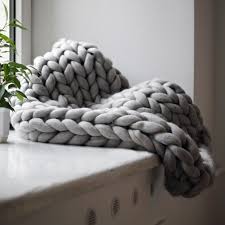 Find out how to make a chunky knit blanket (whether with your arms or with circular knitting needles) with the help of these video tutorials. Super Chunky Merino Wool Braided Knit Blanket Throw Buy Braided Blanket Throw Chunky Merino Wool Blanket Chunky Knit Throw Product On Alibaba Com