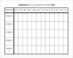 Weekly Exercise Planner Template Sada Margarethaydon Com