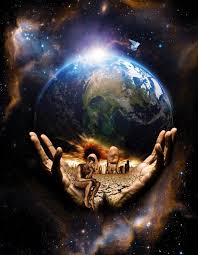 Vector cartoon drawing or illustration of planet earth or world destroyed big nuclear explosion or global war or conflict. Destruction Art Art With Meaning Art Artwork