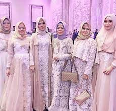 Model Baju Gamis Brokat Kembaran Gaun Gaun Pakaian Pengiring Pengantin Gaun Pengiring Pengantin