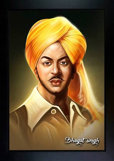 Bhagat Singh Photo Frame Photographic Paper - Quotes & Motivation posters in India - Buy art, film, design, movie, music, nature and educational paintings/wallpapers at Flipkart.com