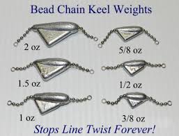 bead chain keel weights