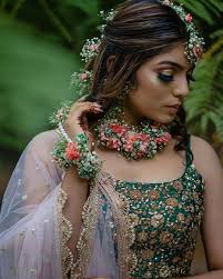 Where To Shop Floral Jewellery In Delhi Frugal2fab Wedding Flower Jewelry Floral Jewellery Bride Jewellery