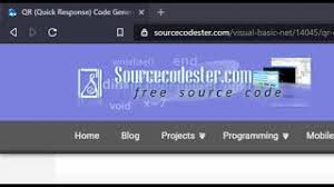 Qr Quick Response Code Generator Using Vb Net With Source Code Free Source Code Projects And Tutorials