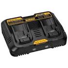 12V 20V MAX Lithium-Ion Dual Port Jobsite Fast Charging Station with  2  USB Ports DCB102 DEWALT