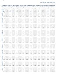 29 printable diamond size charts diamond color charts