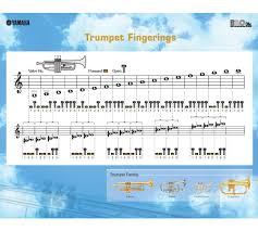 Music Lessons Trumpet Lessons Trumpet Fingering Chart For