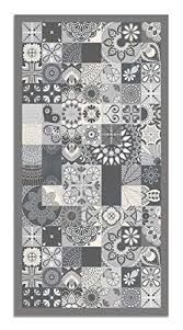 Panorama Tapis Du Sol Vinyle Carreaux Ciments Cuisine Gris 40 X 80cm Tapis De Cuisine En Pvc Linoleum Vinyle Antiderapa En 2020 Sol Vinyle Tapis Cuisine Tapis Vinyl