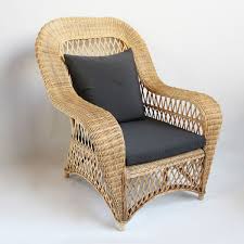 Oversized Raw Rattan Club Chair With Cushion Wide Arm Design With Deep Seat And Room For Back Pillows Furniture Deep Seating Shelf Furniture