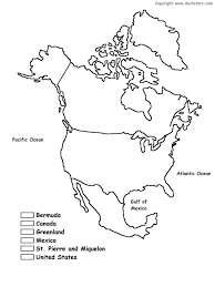 5 best images of printable map of north america printable blank coloring home