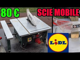 238 Scie Circulaire Sur Table Mobile Parkside Lidl Pmts 210 A1 Portable Table Saw Mobile Tischkreissage Youtube Table Saw Portable Table Saw Scie