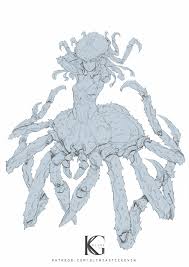 Artstation King Crab Girl Kevin Glint Fantasy Collection King Crab Creature Feature