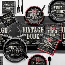 Man crates makes it fun & easy to find unique, meaningful gifts for the men in your life. Vintage Dude 50th Birthday Party Supplies Kit Target