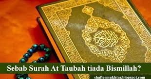 Maksudnya, surat at taubah diturunkan dengan menyatakan pemutusan ikatan dan perjanjian antara kaum muslimin dan kaum musyrikin kecuali beberapa perjanjian yang menyebutkan batas waktu tertentu. Sebab Surah At Taubah Tiada Bismillah Shafiee Mukhtar Dot Com