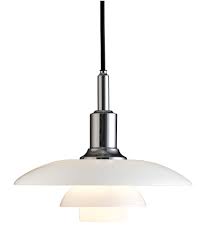 Louis Poulsen Ph 3 2 White Glass Pendant Light By Poul Henningsen Stardust