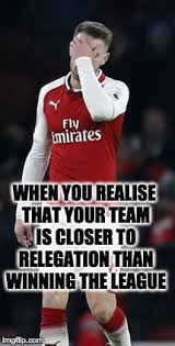 Trending images and videos related to relegation! Good Old Arsenal 9gag