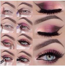 Applying a primer allows the makeup to stay longer and makes it. Instructions For Smokey Eye Makeup Saubhaya Makeup