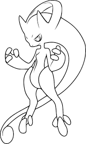 Their strength is then far greater. Mega Mewtwo Y Coloring Page Pokemon Coloring Pages Pokemon Coloring Easy Pokemon Drawings