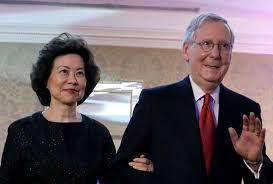 Chao, the wife of senate majority leader mitch mcconnell, announced the decision thursday afternoon. Mitch Mcconnell And Elaine Chao S Empire Of Corruption Is This What Normal Looks Like Joe Biden Salon Com