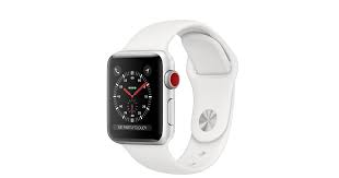 Watch Series 3 Gps Cellular 38mm Silver Aluminum Case With White Sport Band Apple Watch Silver Apple Watch Buy Apple Watch