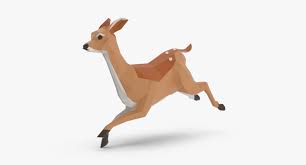 Fawn Running 3d Model Fawn 3d Model Animals