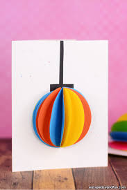 480 x 360 jpeg 15 кб. Diy 3d Paper Ornament Christmas Card Idea Easy Peasy And Fun