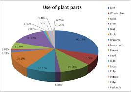Number Of Plant Parts Used For Medicinal Purpose In Pie