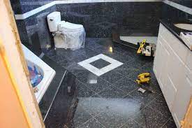 Limestone floor tiles are cheaper than granite and marble, costing around $3 to $10 per square foot, depending on the size, color and finish. Blue Pearl Granite Floor Kitchen Instead Of Bath Flooring Granite Flooring Blue Pearl Granite