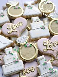 Bridal Shower Cookies Pink And Gold Wedding Favors Sugarcookies Ad Etsy Bridal Shower Cookies Gold Wedding Favors Wedding Shower Cookies