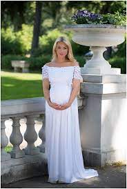 Maternity Dress For Wedding Photo Shoot Baby Shower White Pregnant Wedding Dress Pregnant Wedding Wedding Dresses