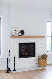 Black And White Mosaic Tile Fireplace Fireplace Tile Fireplace Chevron Marble Mosaic Tile A Fireplace With Chevron Marble Mosaic Tile And Fireplace Tile Rustic Farmhouse Fireplace Fireplace Remodel