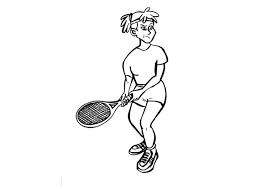 Free printable child tennis coloring pages for kids download and print. Coloring Page Tennis Free Printable Coloring Pages Img 11923