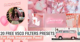 Pro camera the picture editor with unique camera controls to unlock your photography potential. 20 Free Vsco Filters Presets For Pink Instagram Feed Girlstyle Singapore